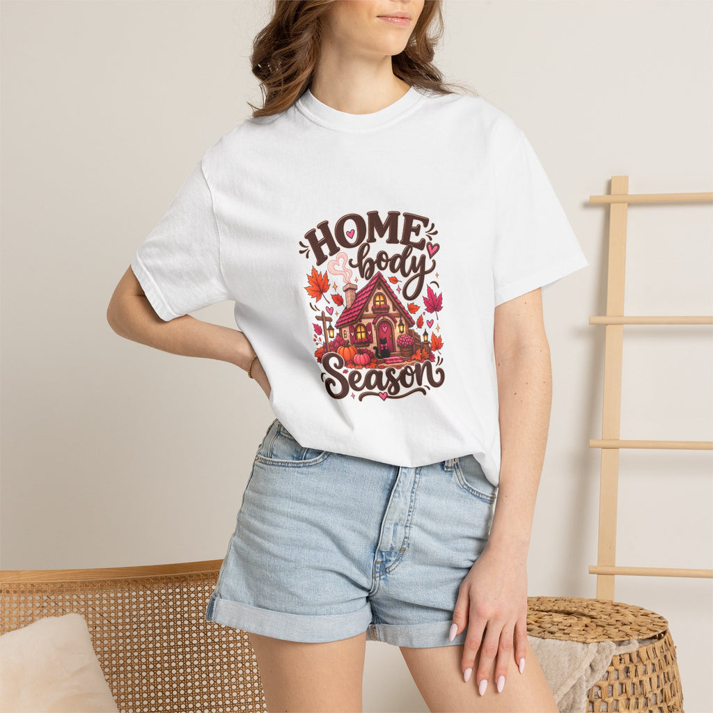 Homebody Season T-Shirt — Cozy Autumn Cabin Fall Graphic Tee