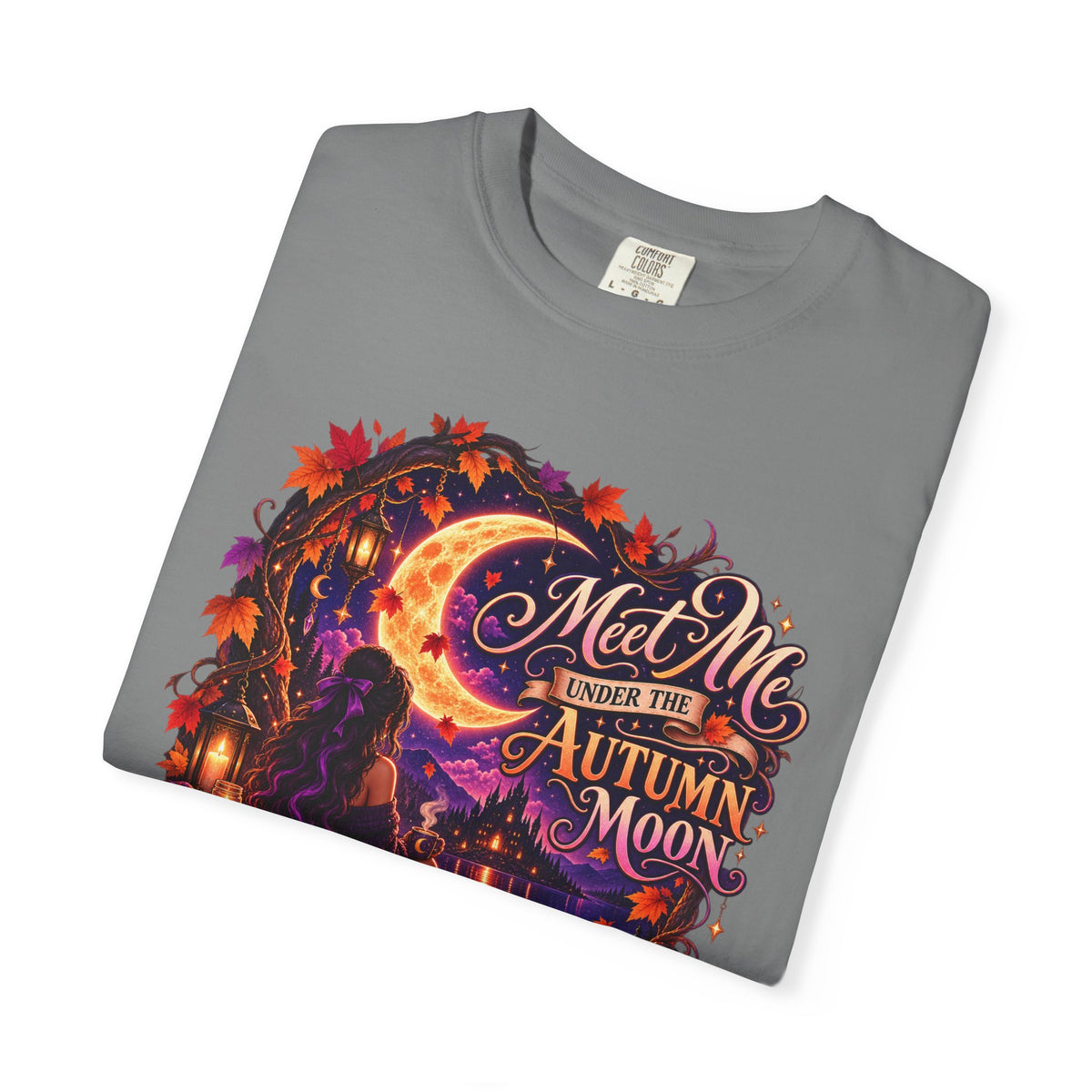 "Meet Me Under the Autumn Moon" Fall Graphic Tee