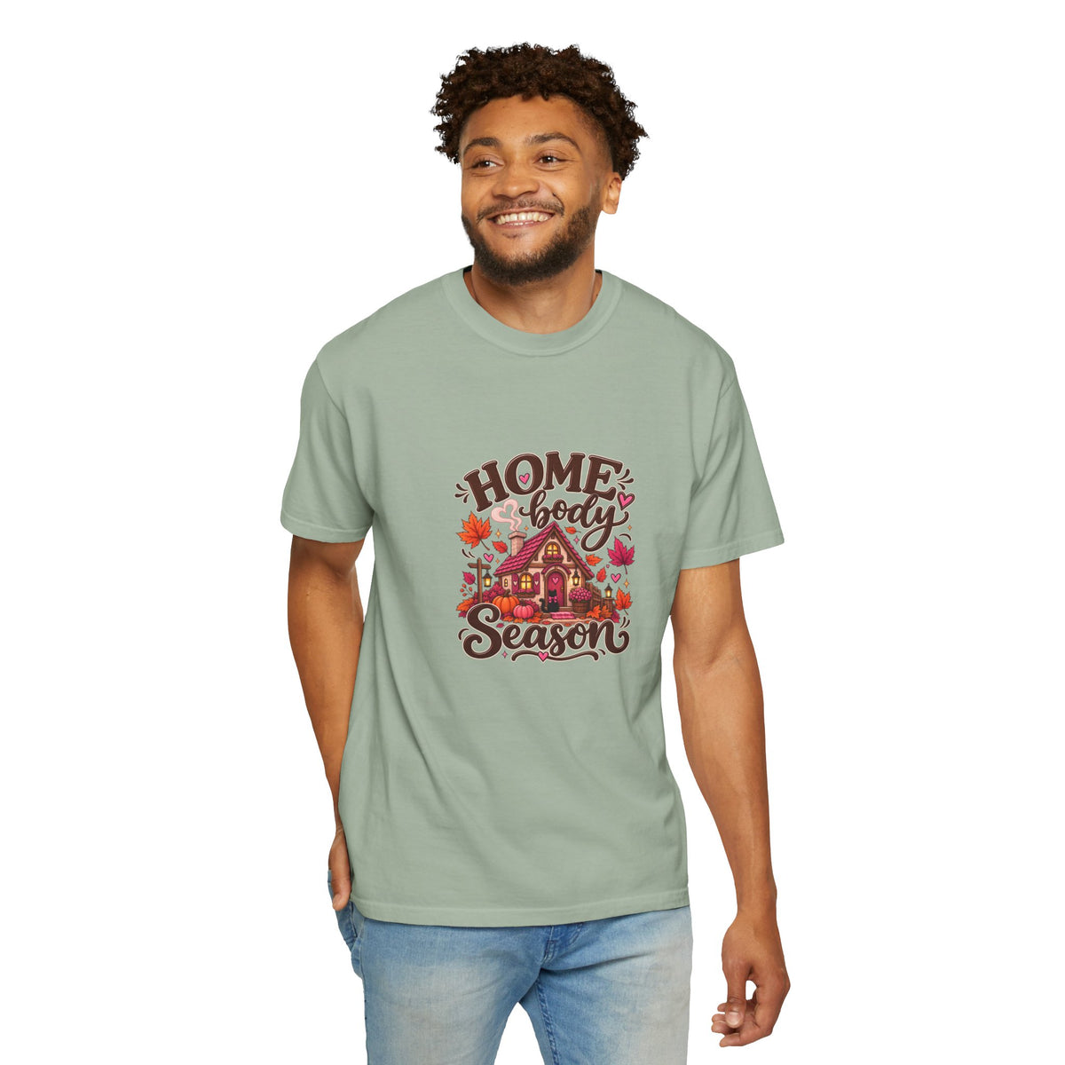 Homebody Season T-Shirt — Cozy Autumn Cabin Fall Graphic Tee