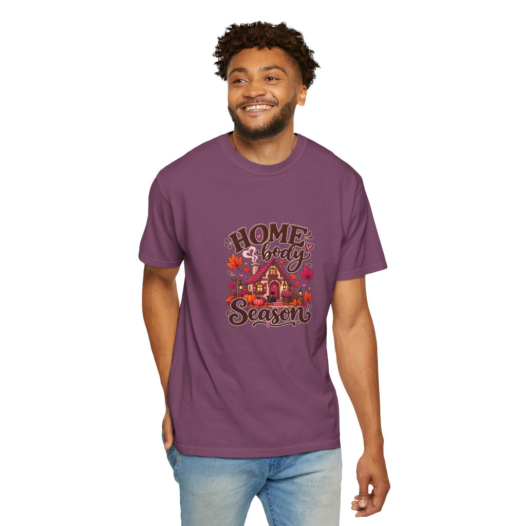 Homebody Season T-Shirt — Cozy Autumn Cabin Fall Graphic Tee