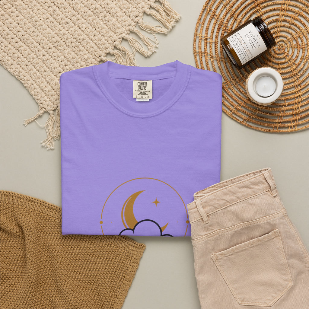 Professional Daydreamer T-Shirt — Moon & Cloud Graphic Tee