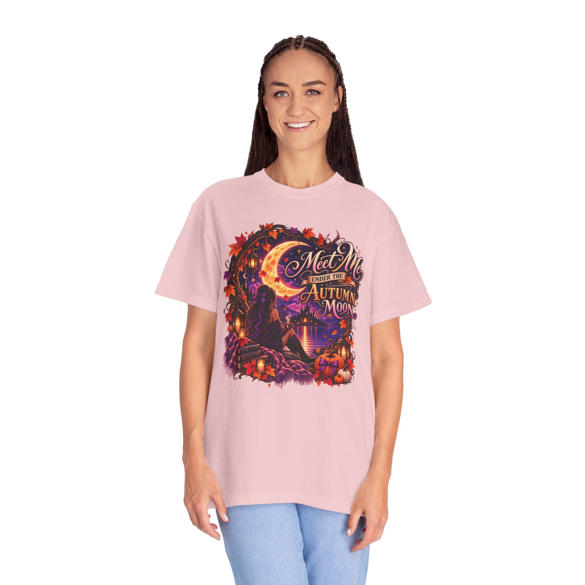 "Meet Me Under the Autumn Moon" Fall Graphic Tee
