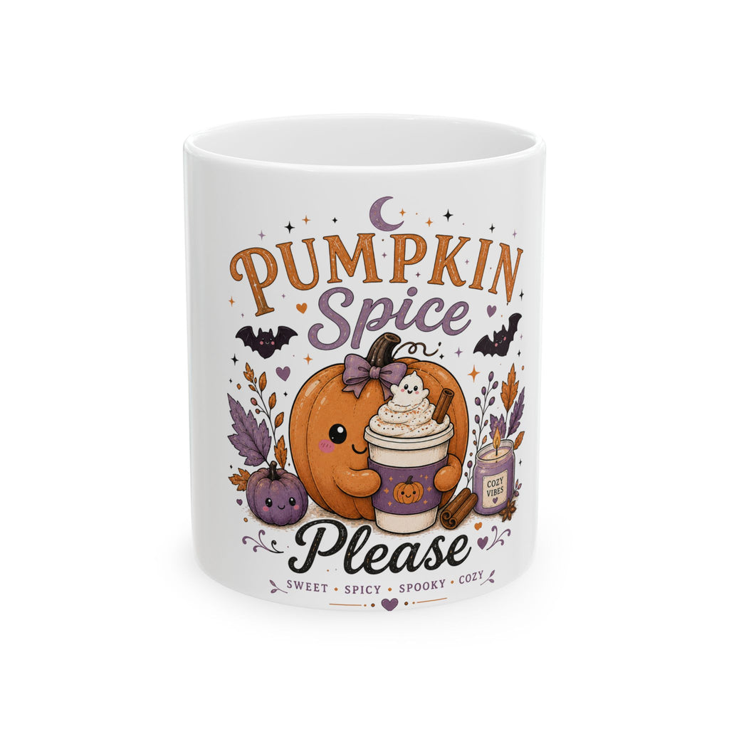 "Pumpkin Spice Please" Ceramic Mug