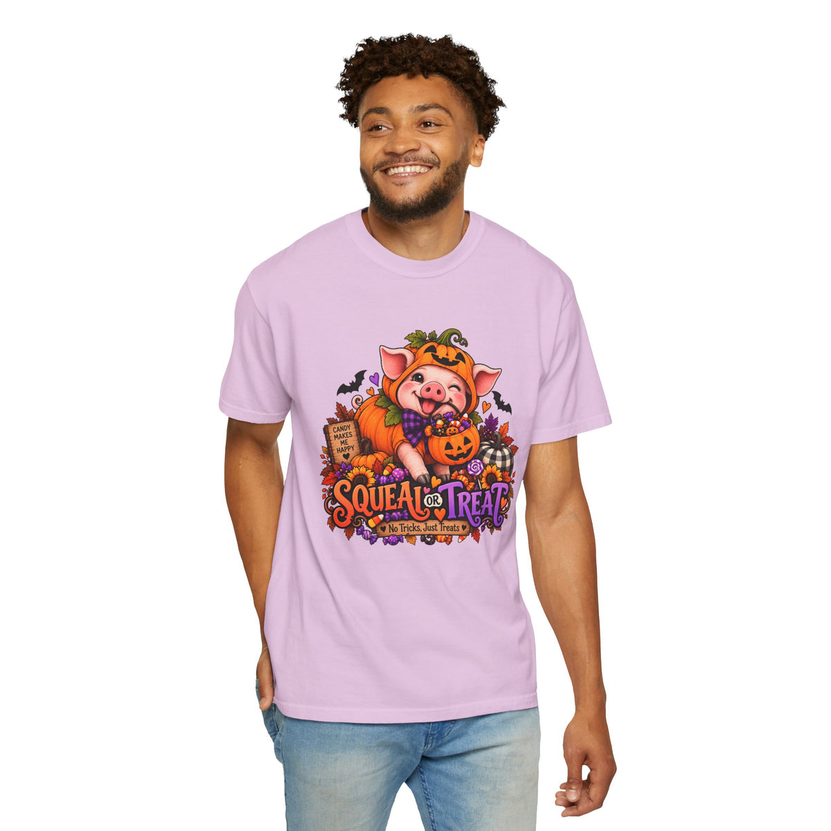 Halloween Pig "Squeal or Treat" T-Shirt