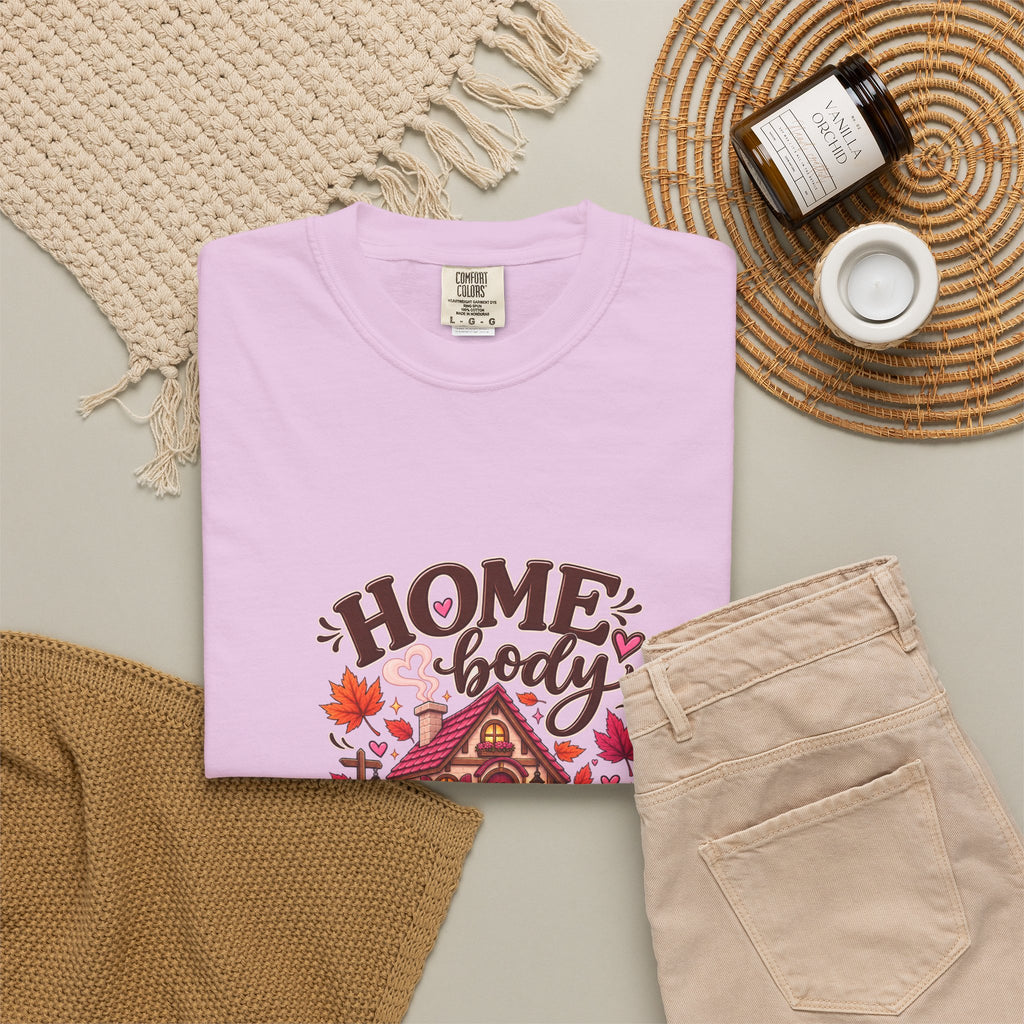 Homebody Season T-Shirt — Cozy Autumn Cabin Fall Graphic Tee