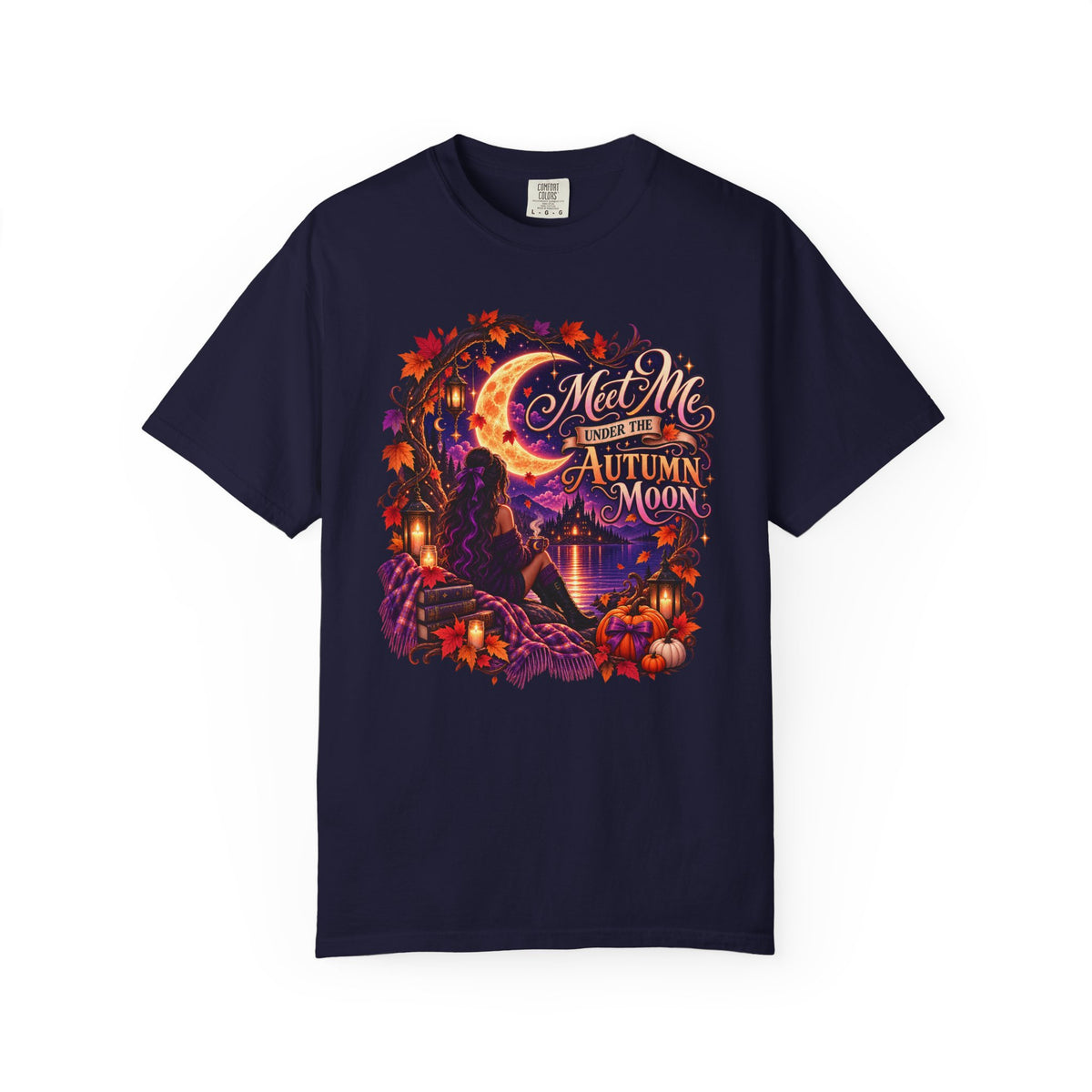 "Meet Me Under the Autumn Moon" Fall Graphic Tee