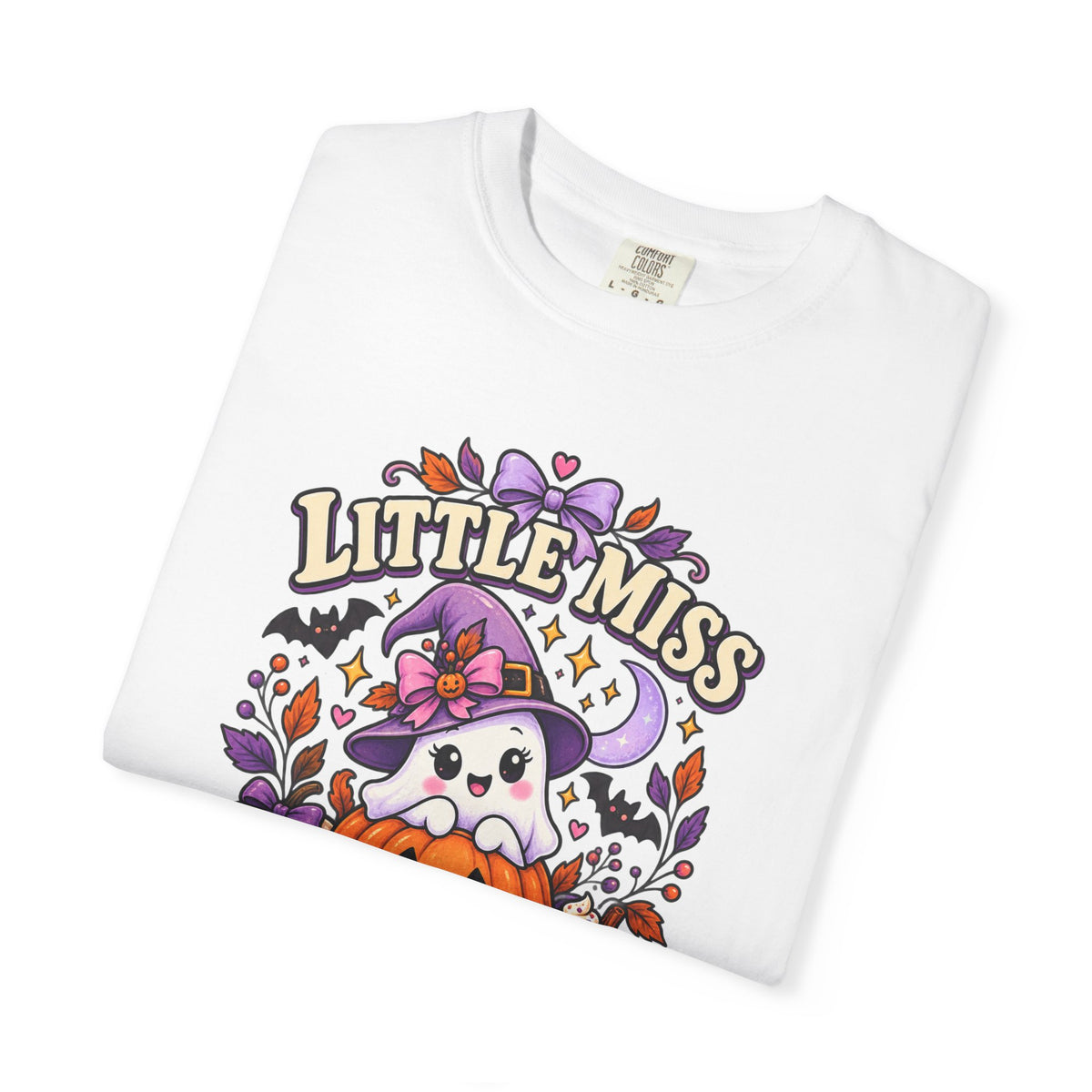 T-Shirt — "Little Miss Spooky Season" Halloween Graphic Tee