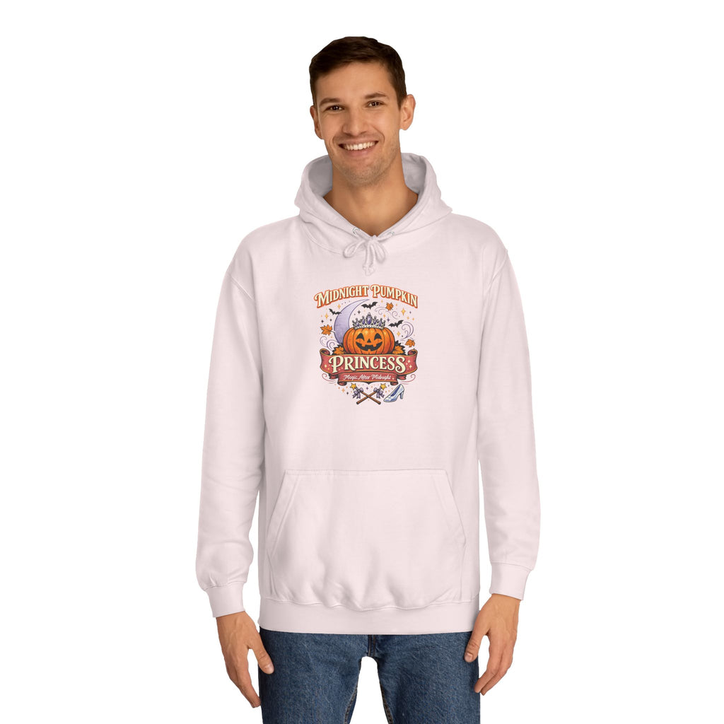 Pumpkin Princess College Hoodie — Fall Halloween Cute Graphic Hoodie