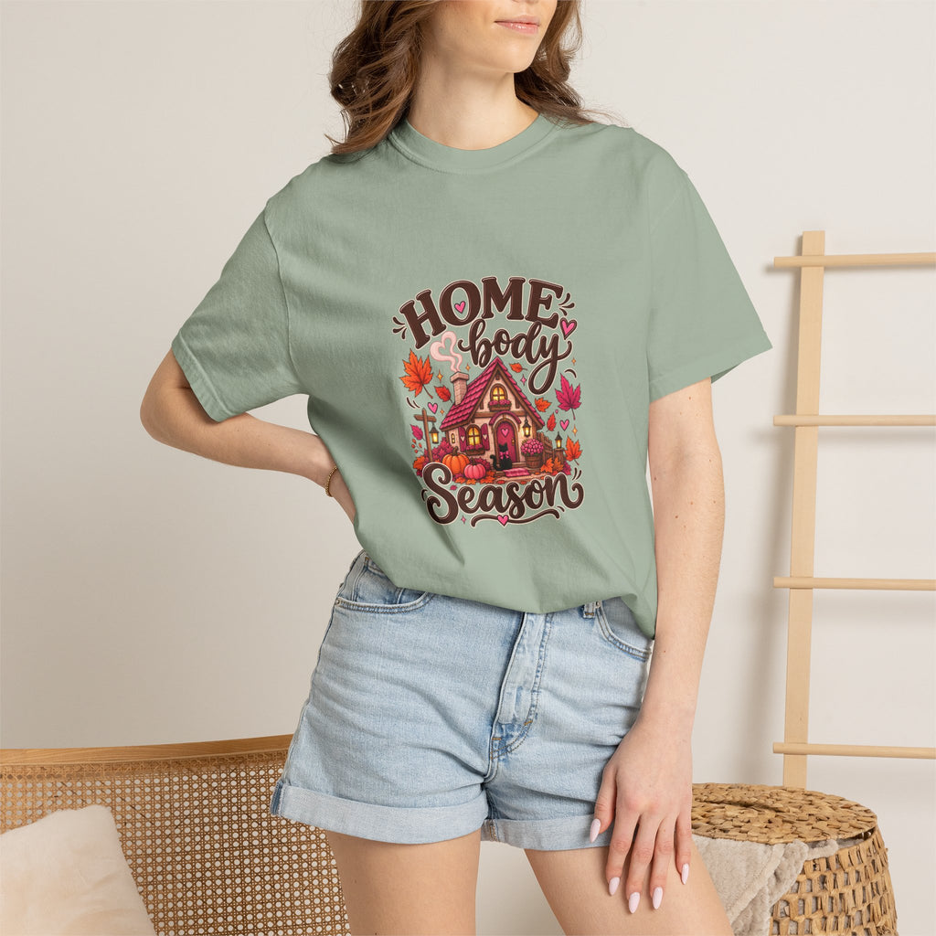 Homebody Season T-Shirt — Cozy Autumn Cabin Fall Graphic Tee