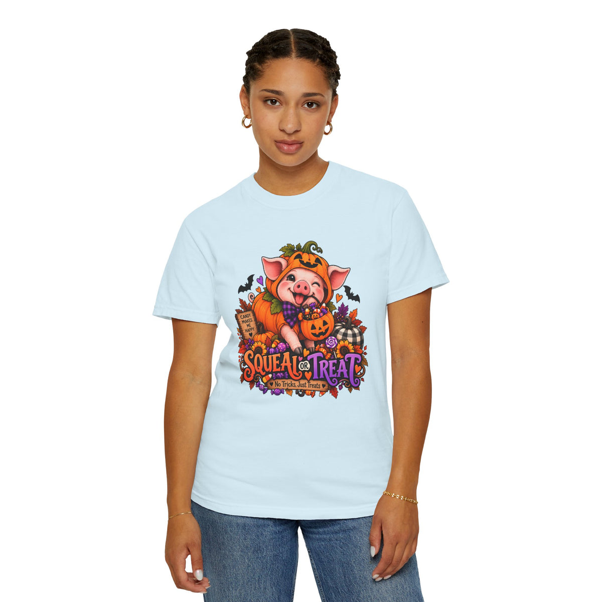 Halloween Pig "Squeal or Treat" T-Shirt