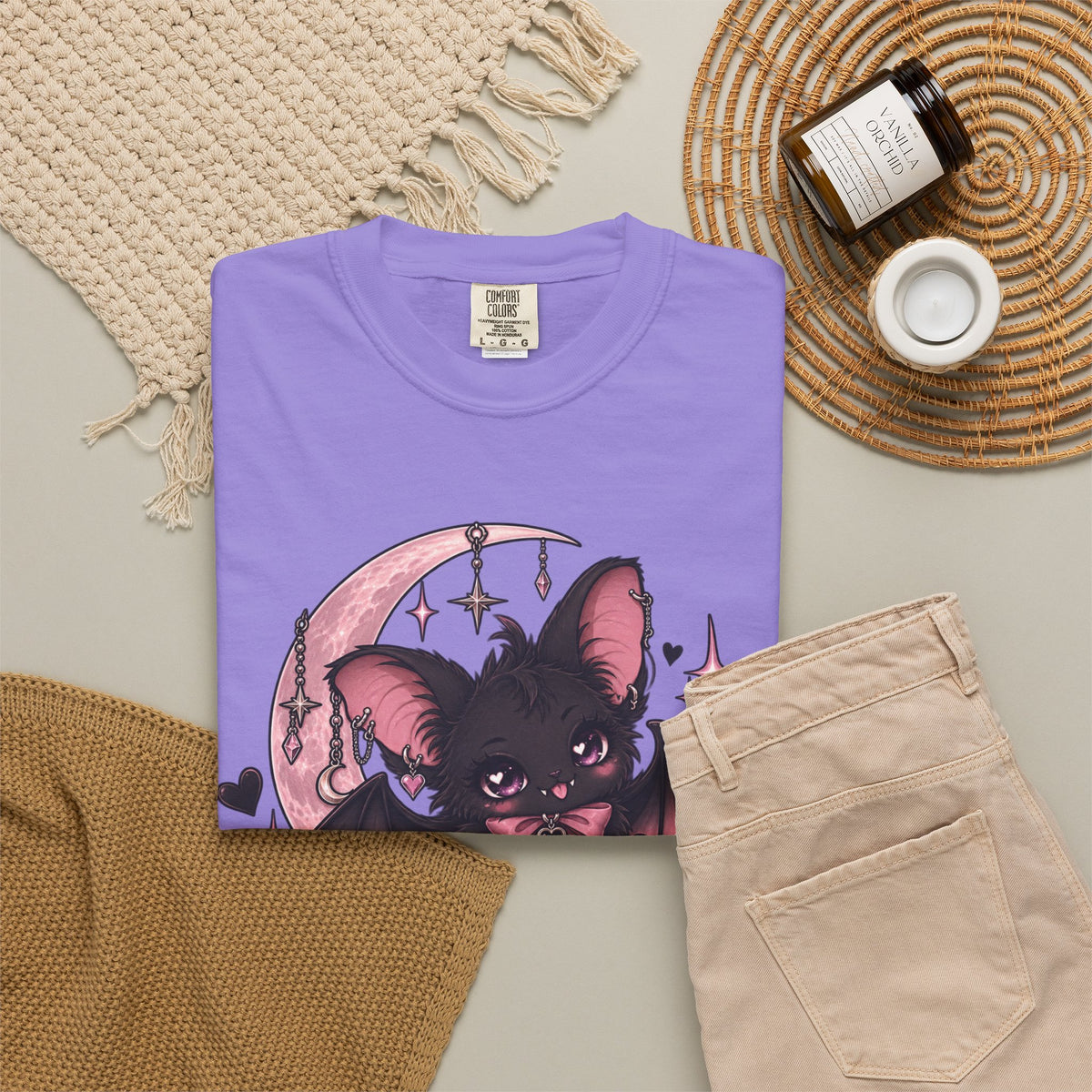 Certified Creature of the Night T-Shirt — Goth Bat Graphic Tee