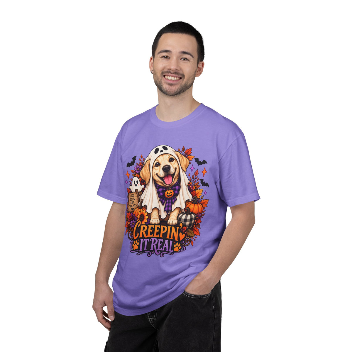 "Creepin' It Real" Ghost Pup T-Shirt