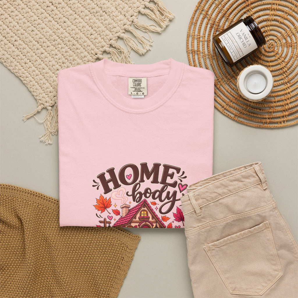 Homebody Season T-Shirt — Cozy Autumn Cabin Fall Graphic Tee
