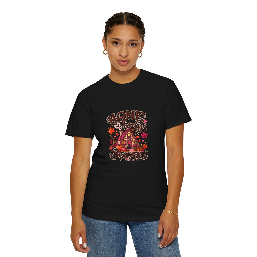 Homebody Season T-Shirt — Cozy Autumn Cabin Fall Graphic Tee