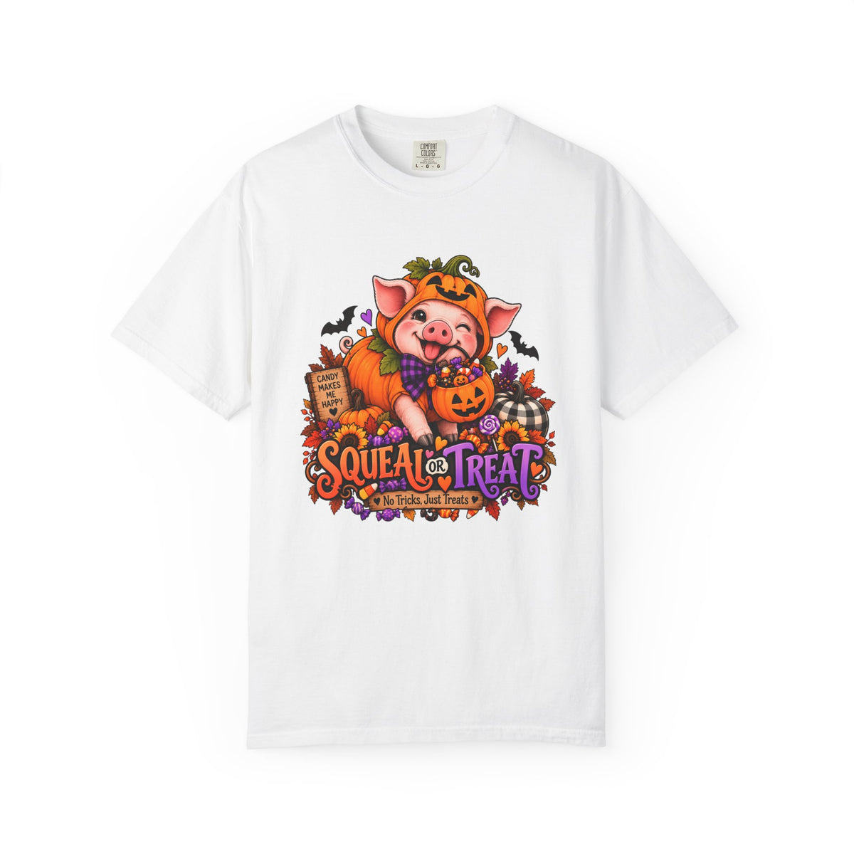Halloween Pig "Squeal or Treat" T-Shirt