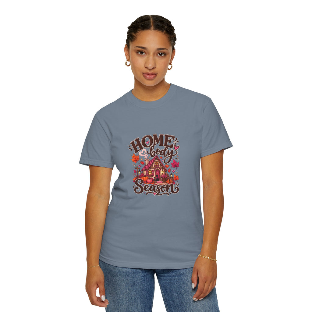 Homebody Season T-Shirt — Cozy Autumn Cabin Fall Graphic Tee