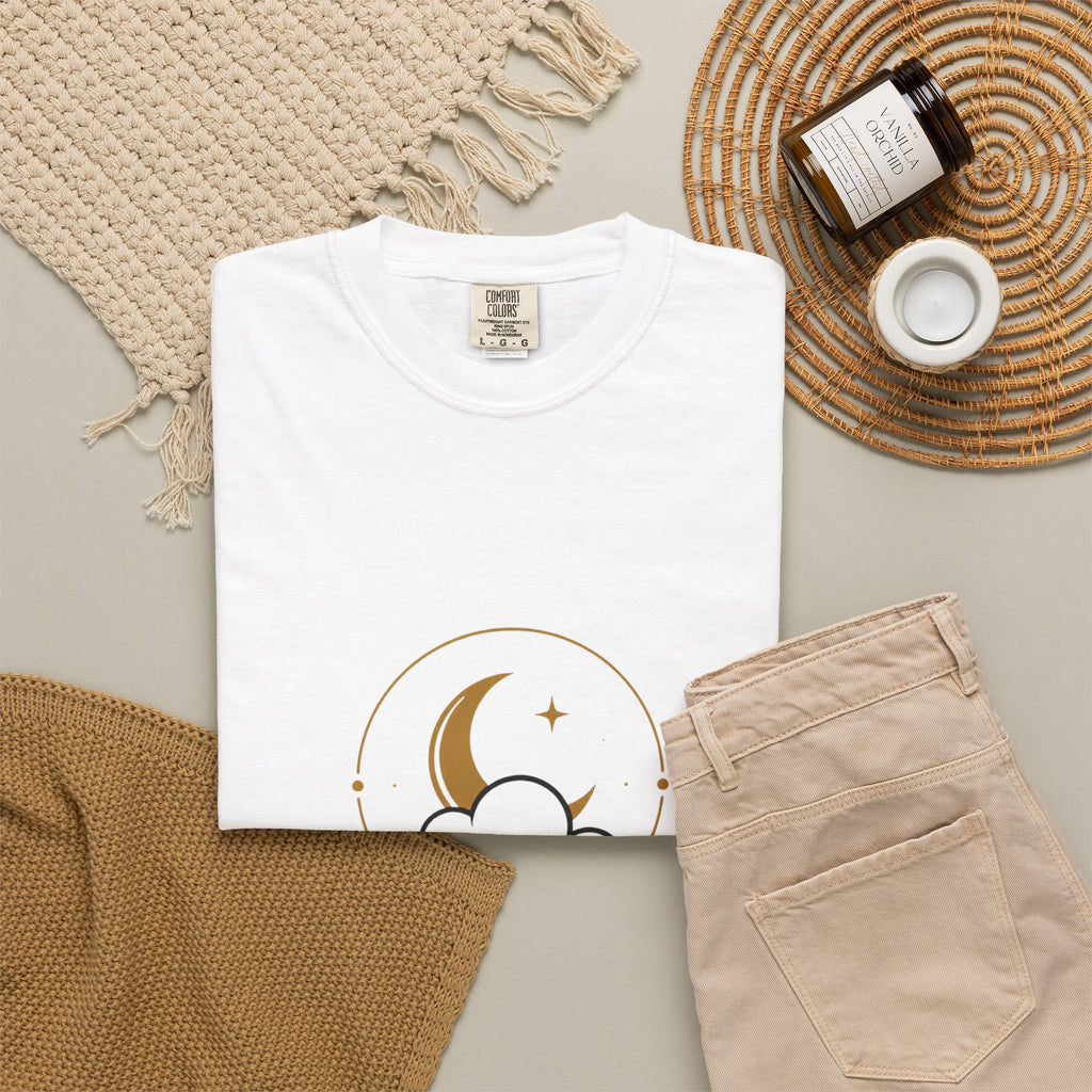 Professional Daydreamer T-Shirt — Moon & Cloud Graphic Tee