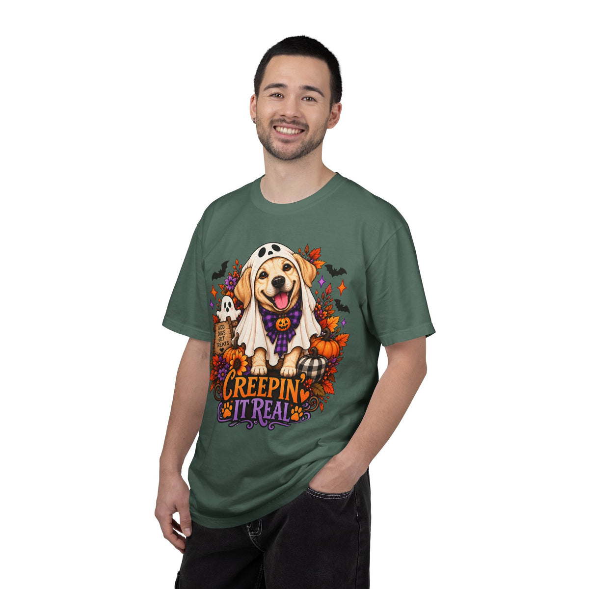 "Creepin' It Real" Ghost Pup T-Shirt