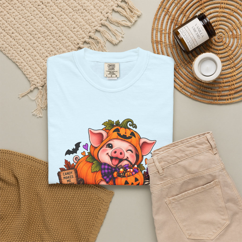 Halloween Pig "Squeal or Treat" T-Shirt