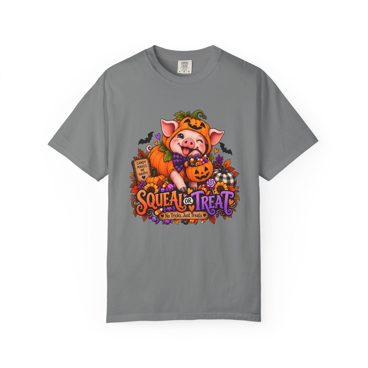 Halloween Pig "Squeal or Treat" T-Shirt