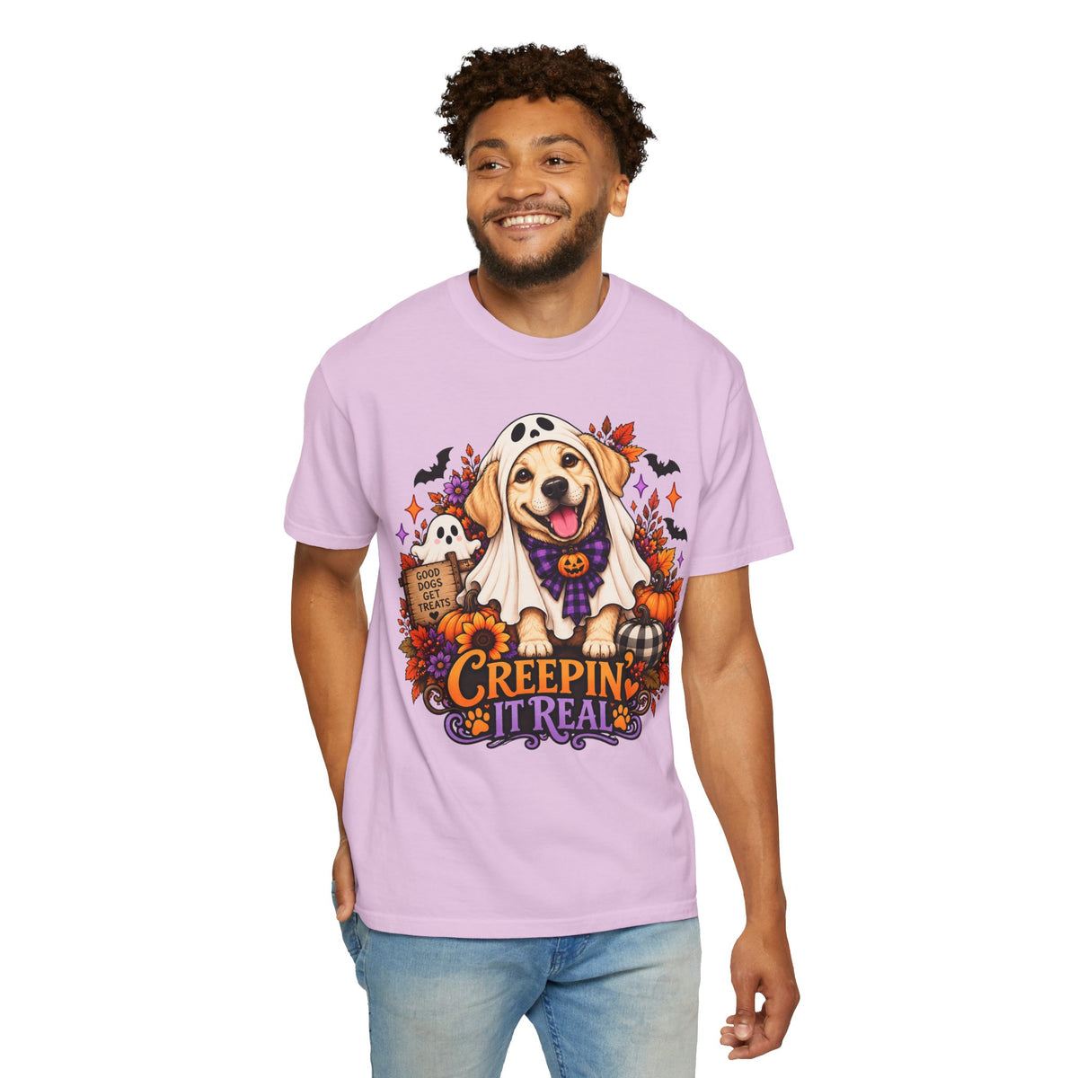 "Creepin' It Real" Ghost Pup T-Shirt
