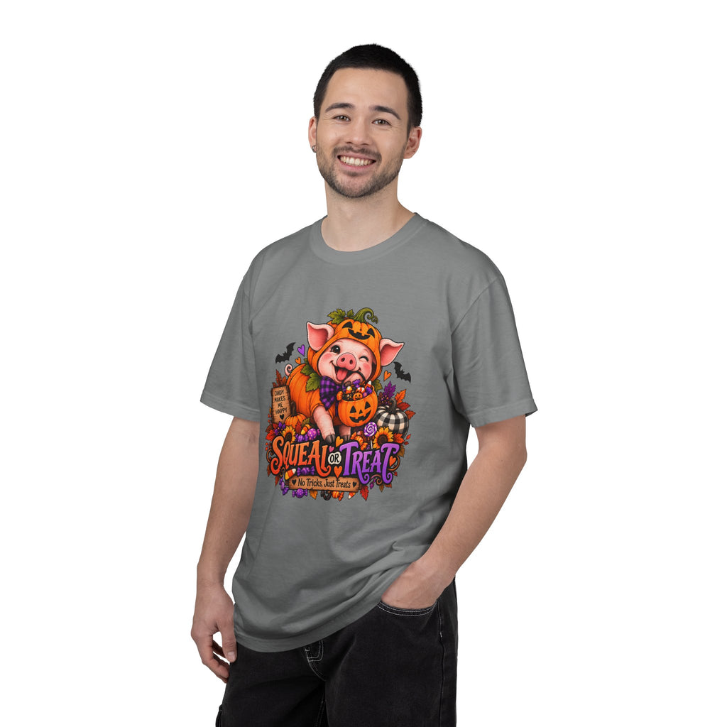 Halloween Pig "Squeal or Treat" T-Shirt
