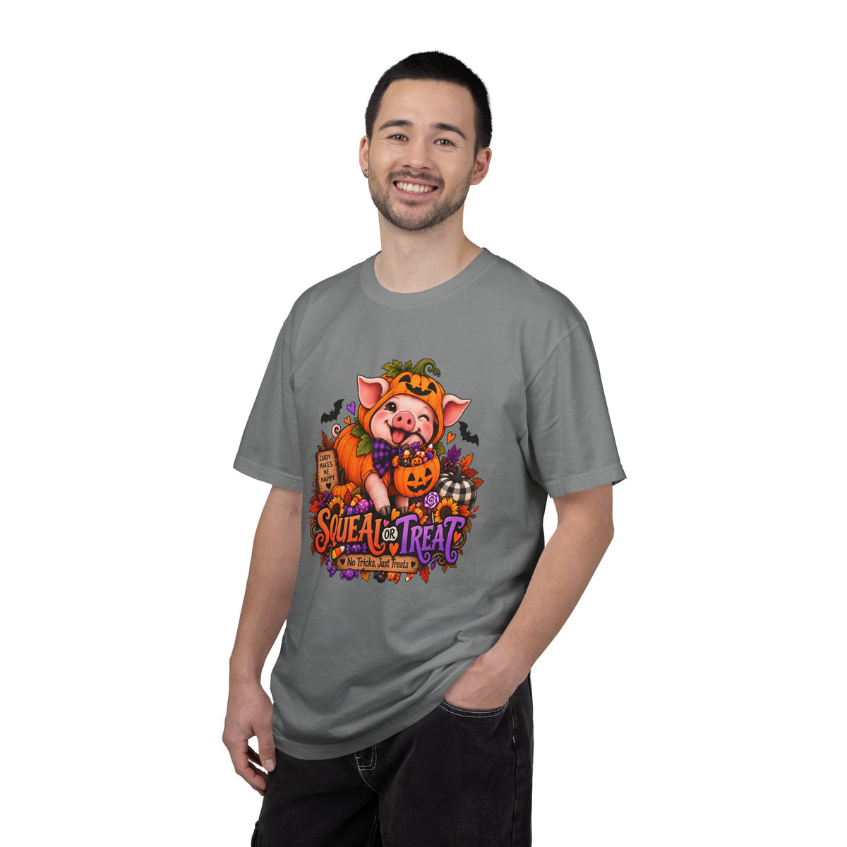 Halloween Pig "Squeal or Treat" T-Shirt