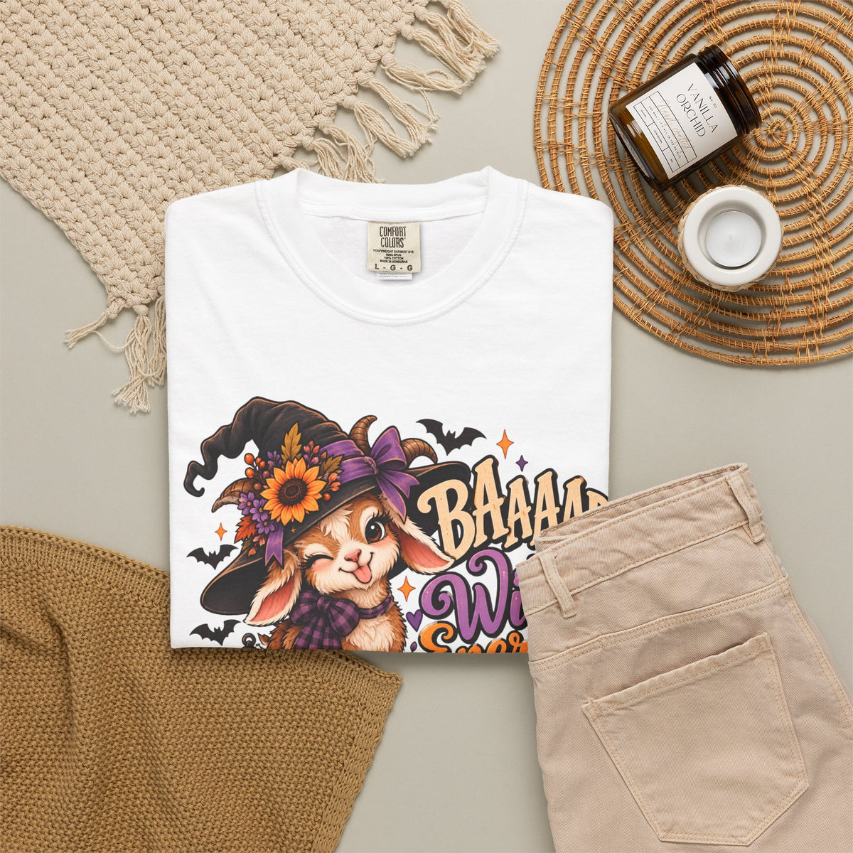 "Baaad Witch Energy" Goat Tee