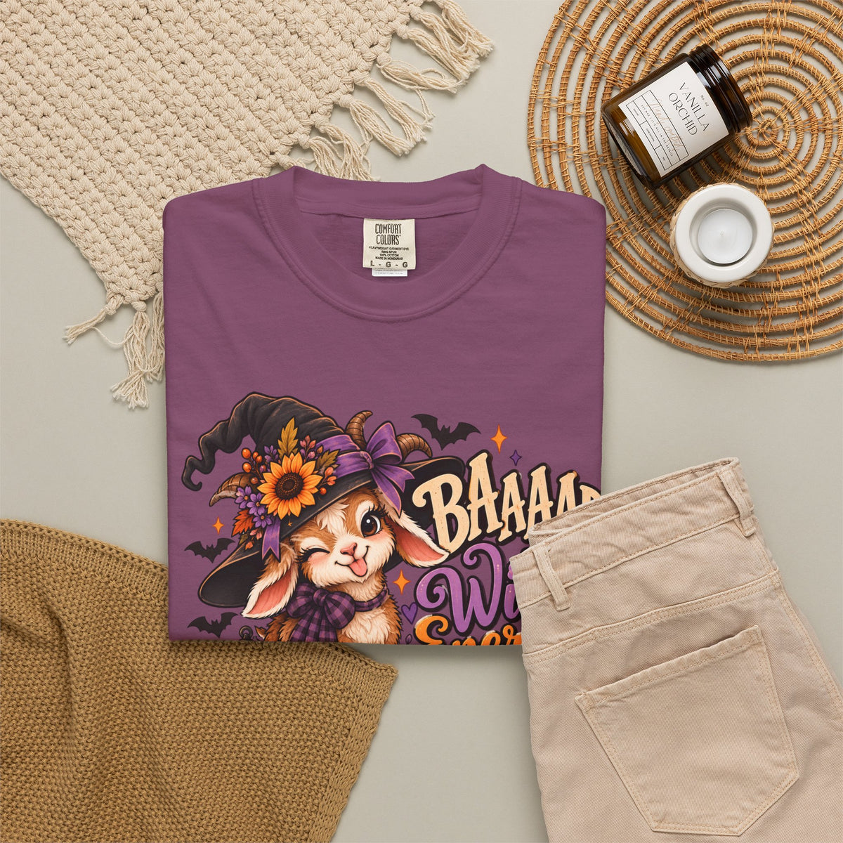 "Baaad Witch Energy" Goat Tee