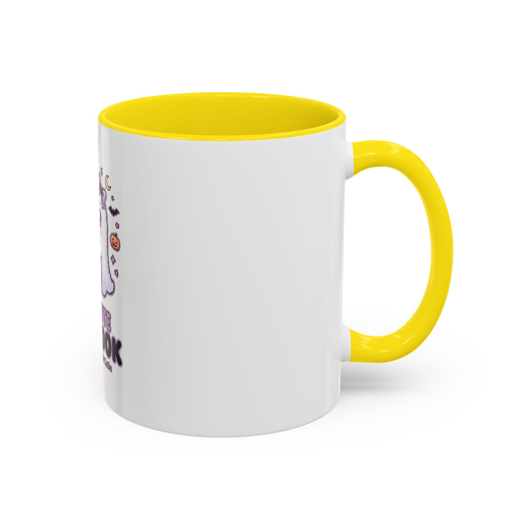 Too Cute to Spook Coffee Mug — Halloween Ghost Pumpkin Accent Mug (11/15oz)