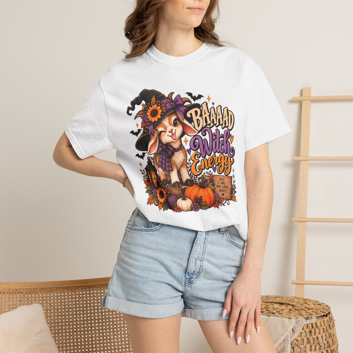 "Baaad Witch Energy" Goat Tee