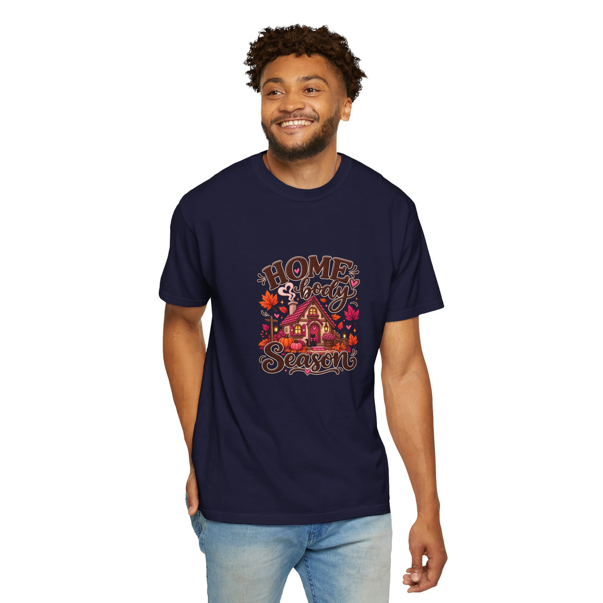 Homebody Season T-Shirt — Cozy Autumn Cabin Fall Graphic Tee