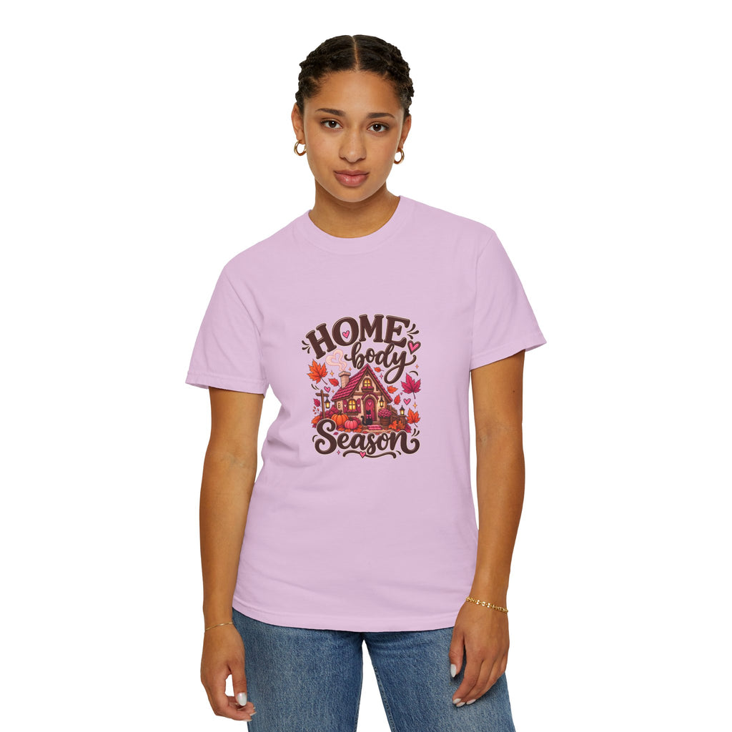 Homebody Season T-Shirt — Cozy Autumn Cabin Fall Graphic Tee