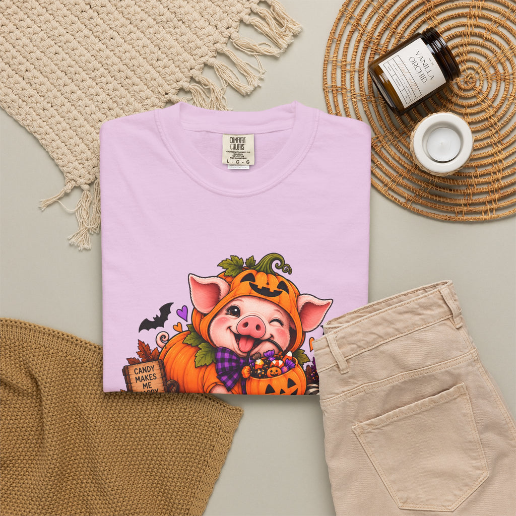 Halloween Pig "Squeal or Treat" T-Shirt