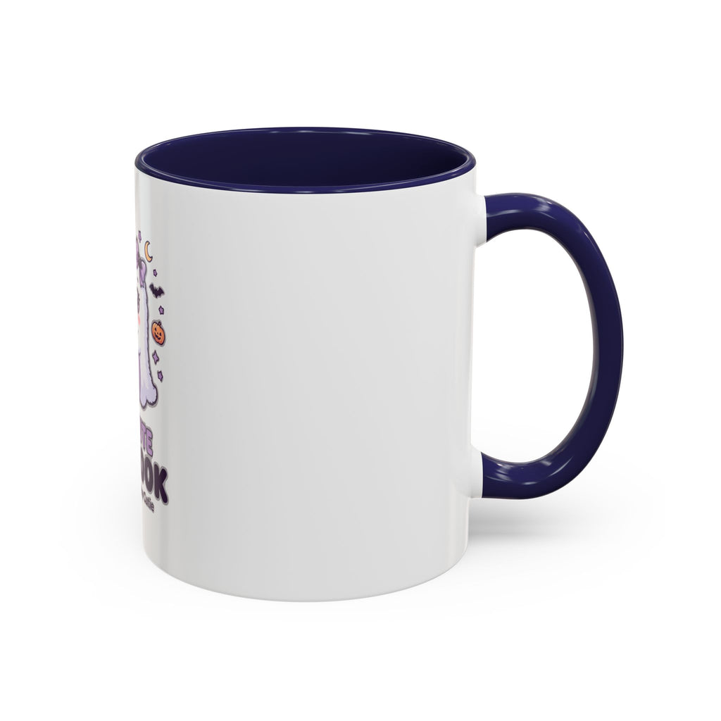 Too Cute to Spook Coffee Mug — Halloween Ghost Pumpkin Accent Mug (11/15oz)