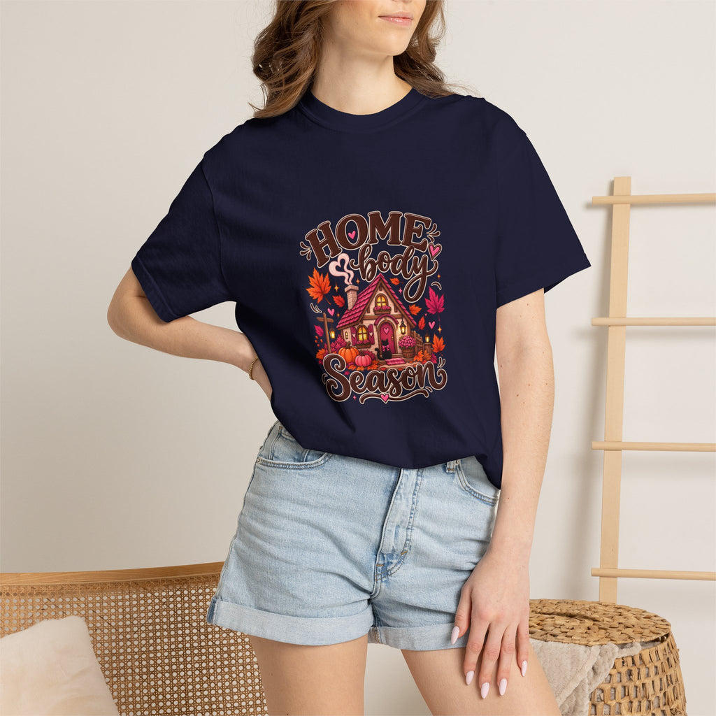 Homebody Season T-Shirt — Cozy Autumn Cabin Fall Graphic Tee