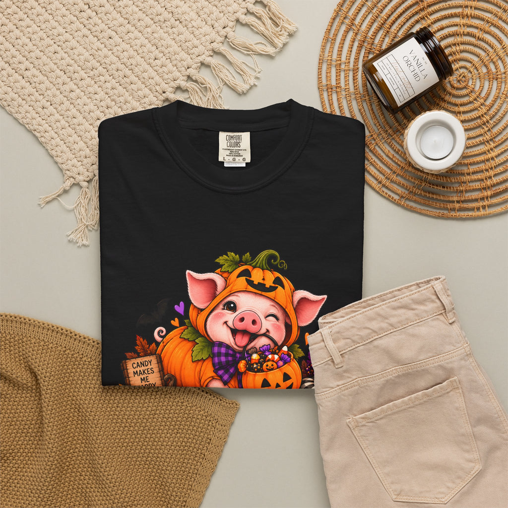 Halloween Pig "Squeal or Treat" T-Shirt