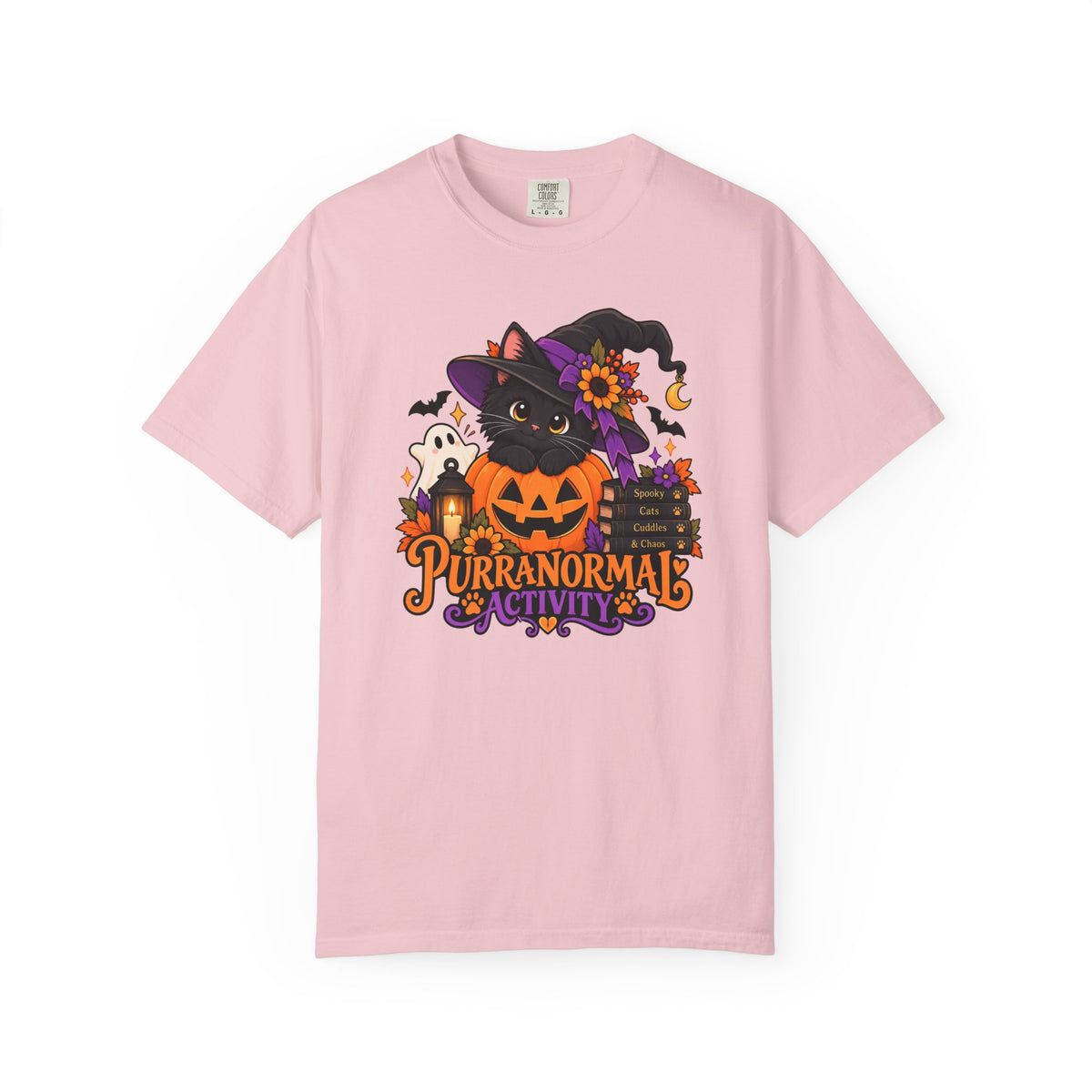 Purranormal Activity Halloween Cat T-Shirt