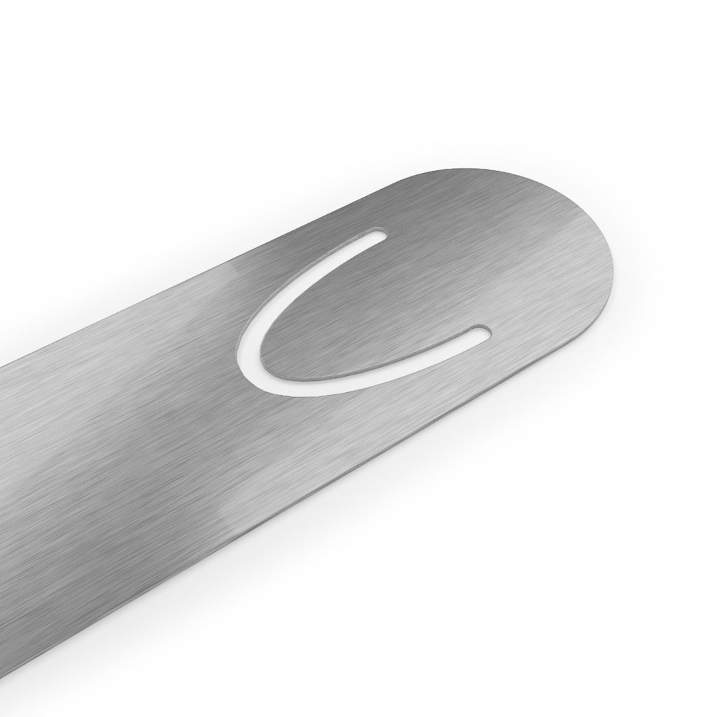 Witch Silhouette Moon Metal Bookmark —