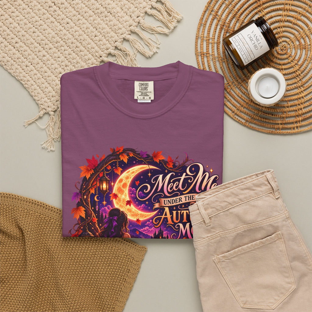"Meet Me Under the Autumn Moon" Fall Graphic Tee