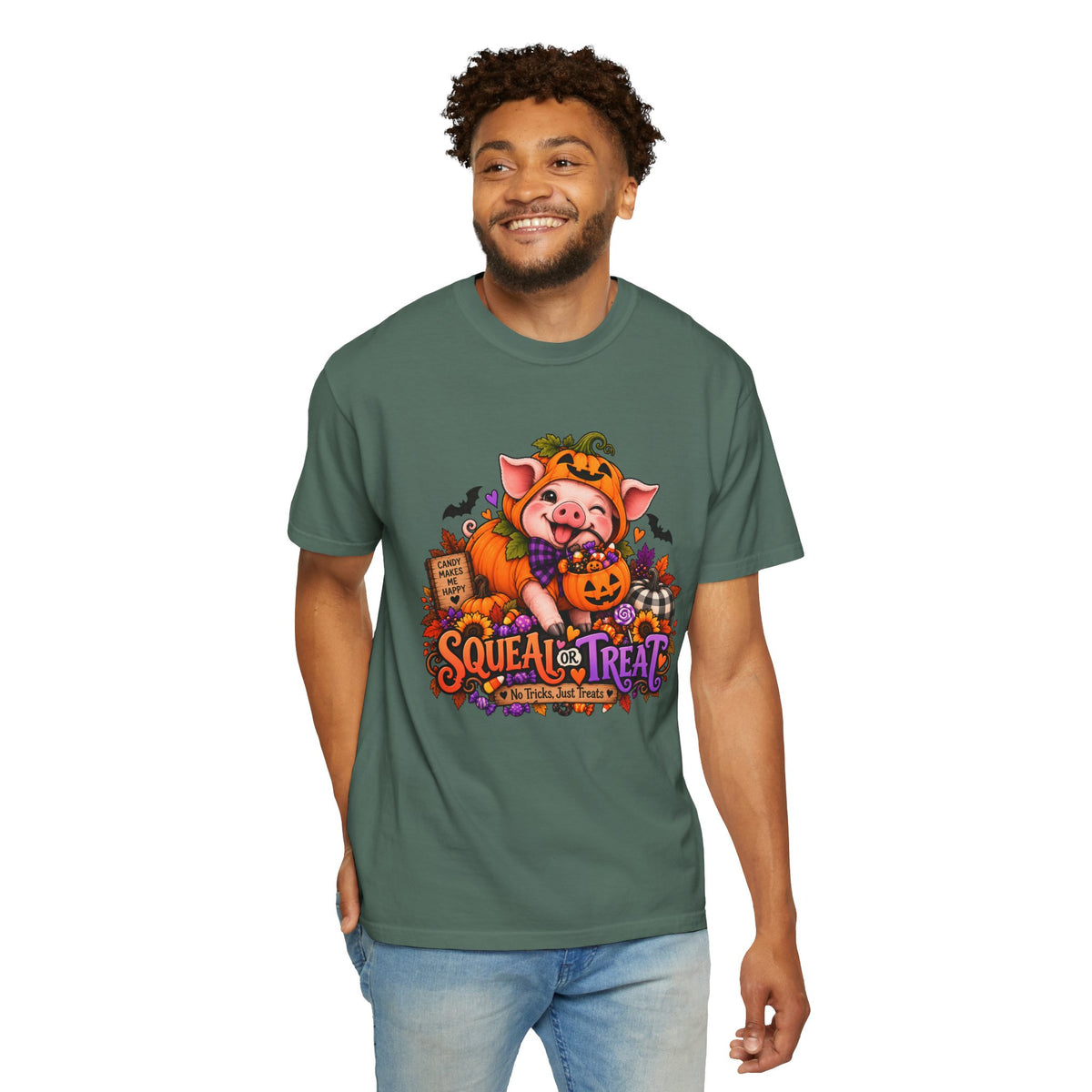Halloween Pig "Squeal or Treat" T-Shirt