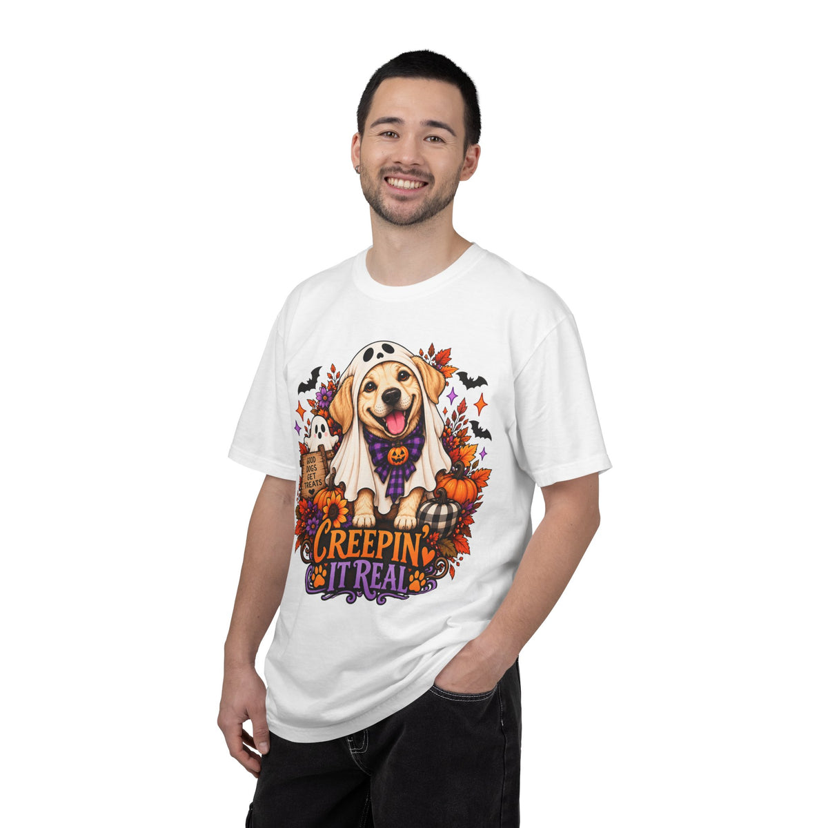 "Creepin' It Real" Ghost Pup T-Shirt