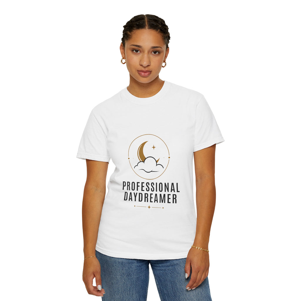 Professional Daydreamer T-Shirt — Moon & Cloud Graphic Tee