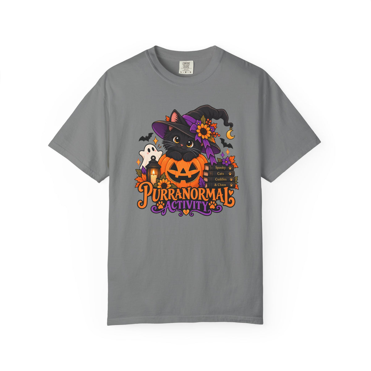 Purranormal Activity Halloween Cat T-Shirt