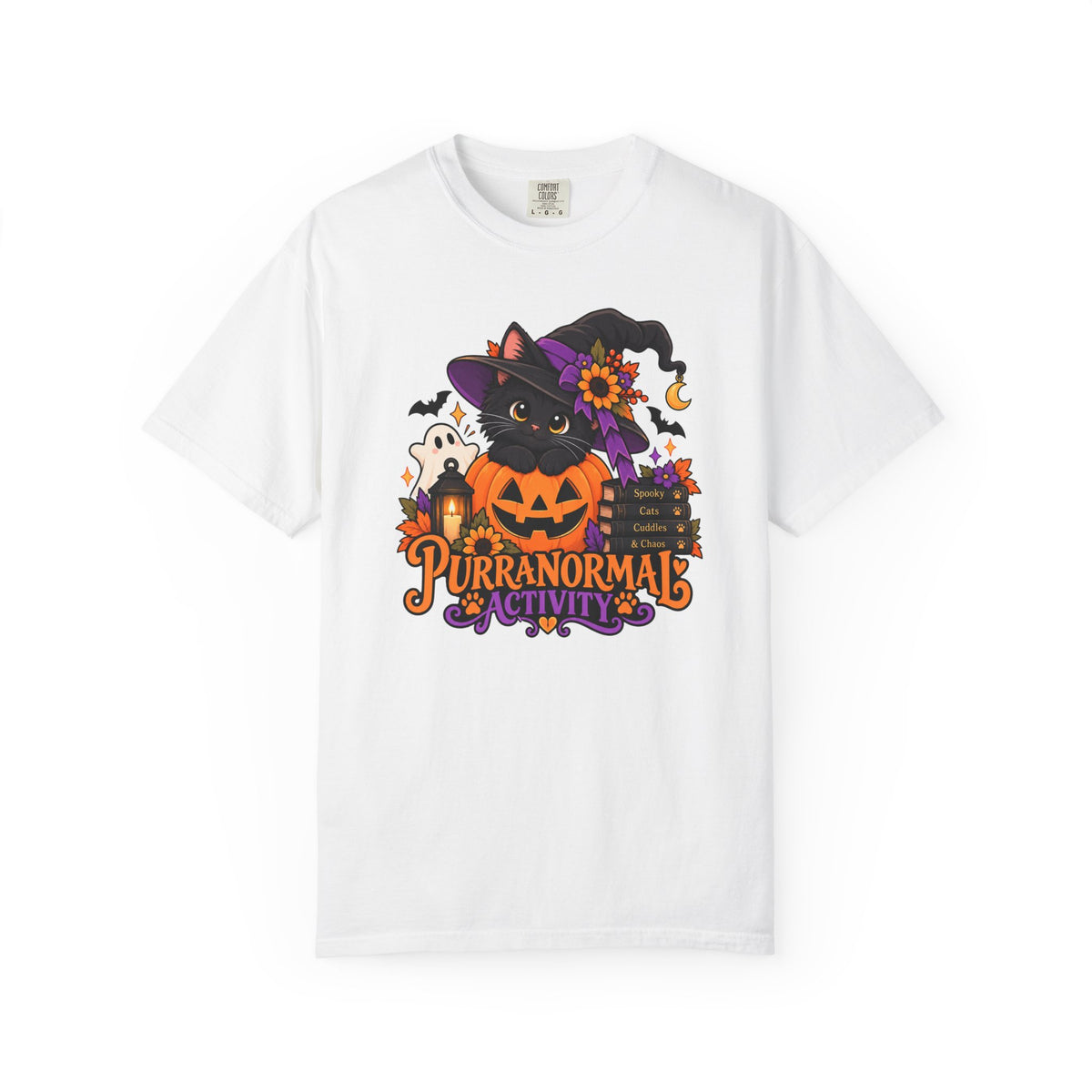 Purranormal Activity Halloween Cat T-Shirt