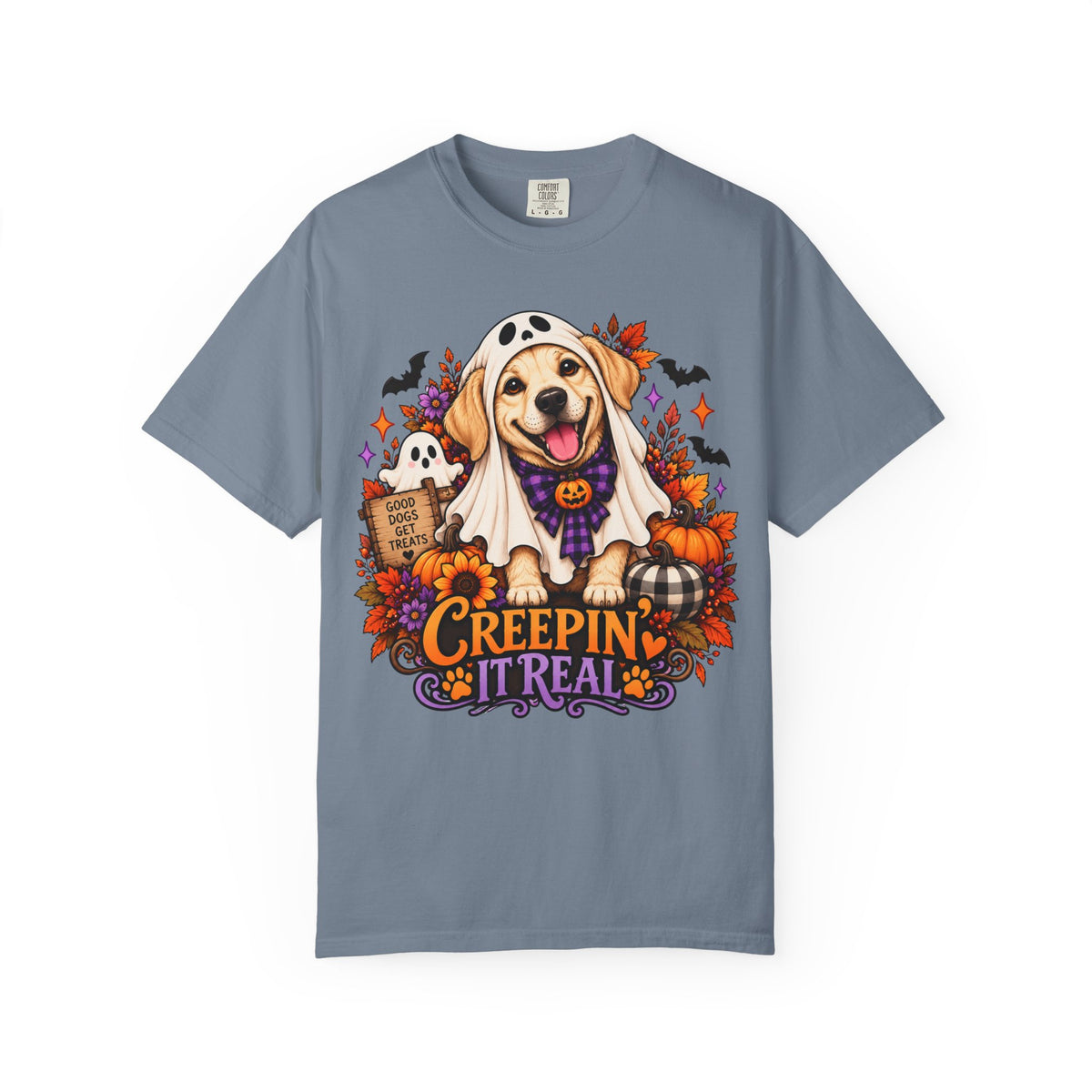 "Creepin' It Real" Ghost Pup T-Shirt