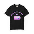 Social Battery Low 3% Battery Graphic T-Shirt | Cute Pastel Phone Icon