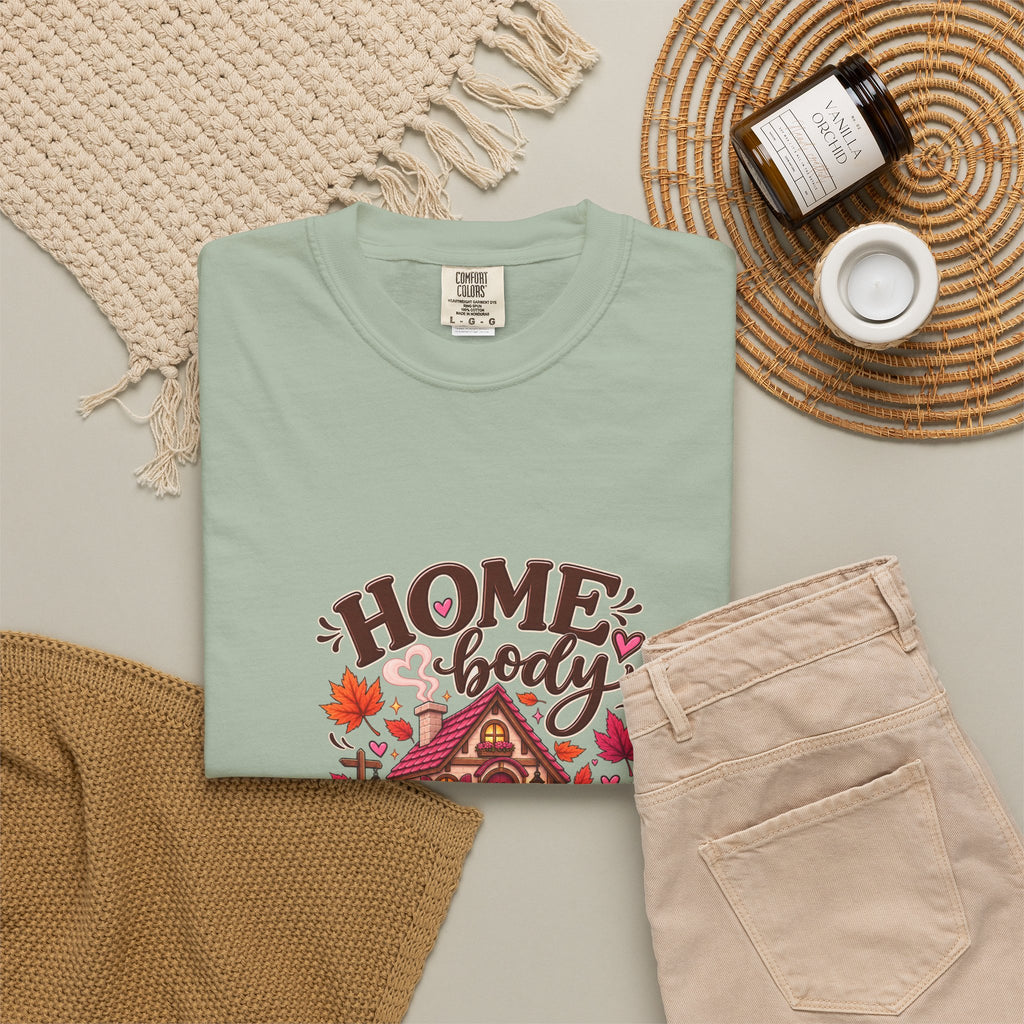 Homebody Season T-Shirt — Cozy Autumn Cabin Fall Graphic Tee