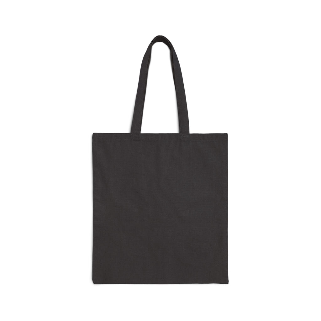 Floral Moon Wreath Tote Bag — "Bloom Under Moonlight" Cotton Canvas Market Tote