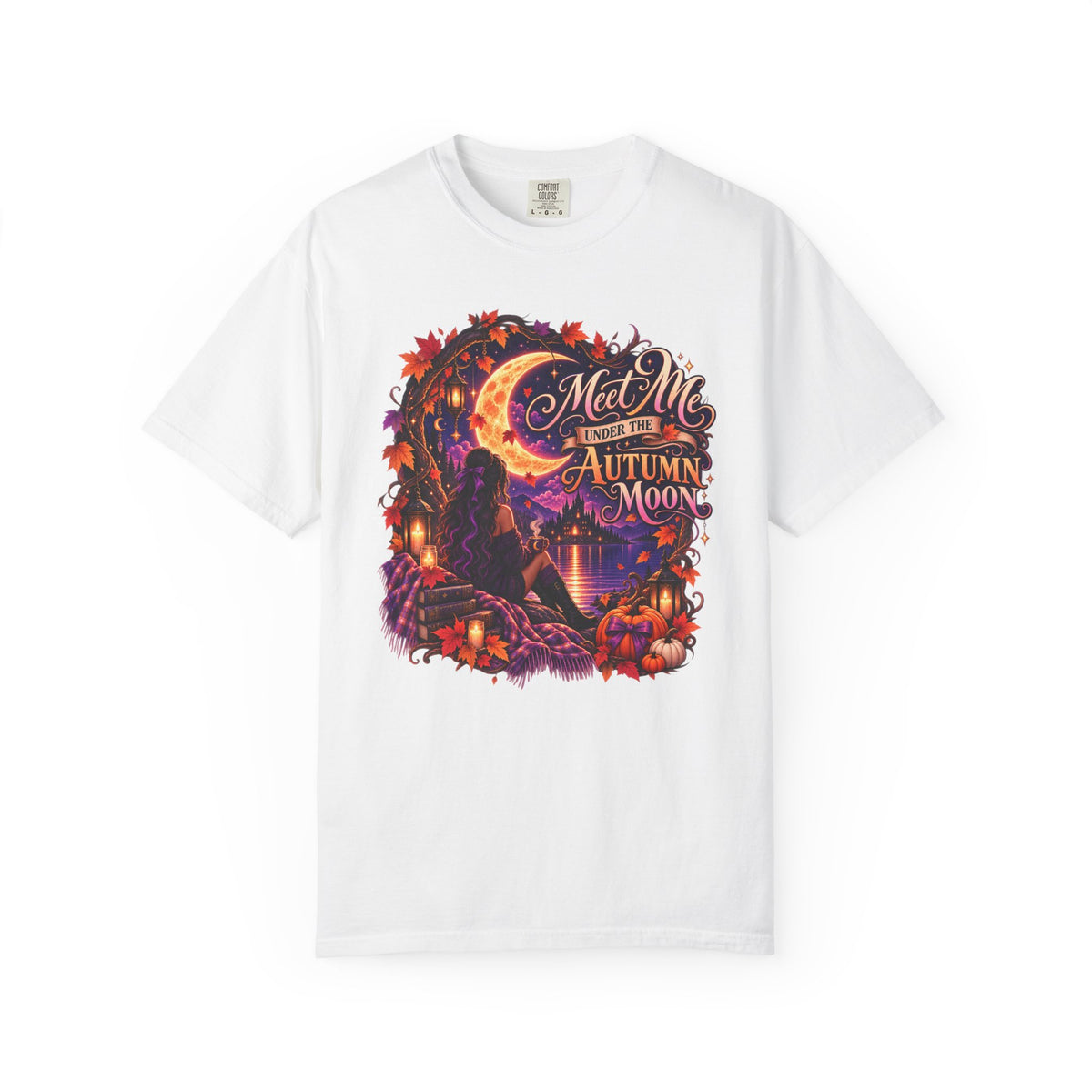 "Meet Me Under the Autumn Moon" Fall Graphic Tee